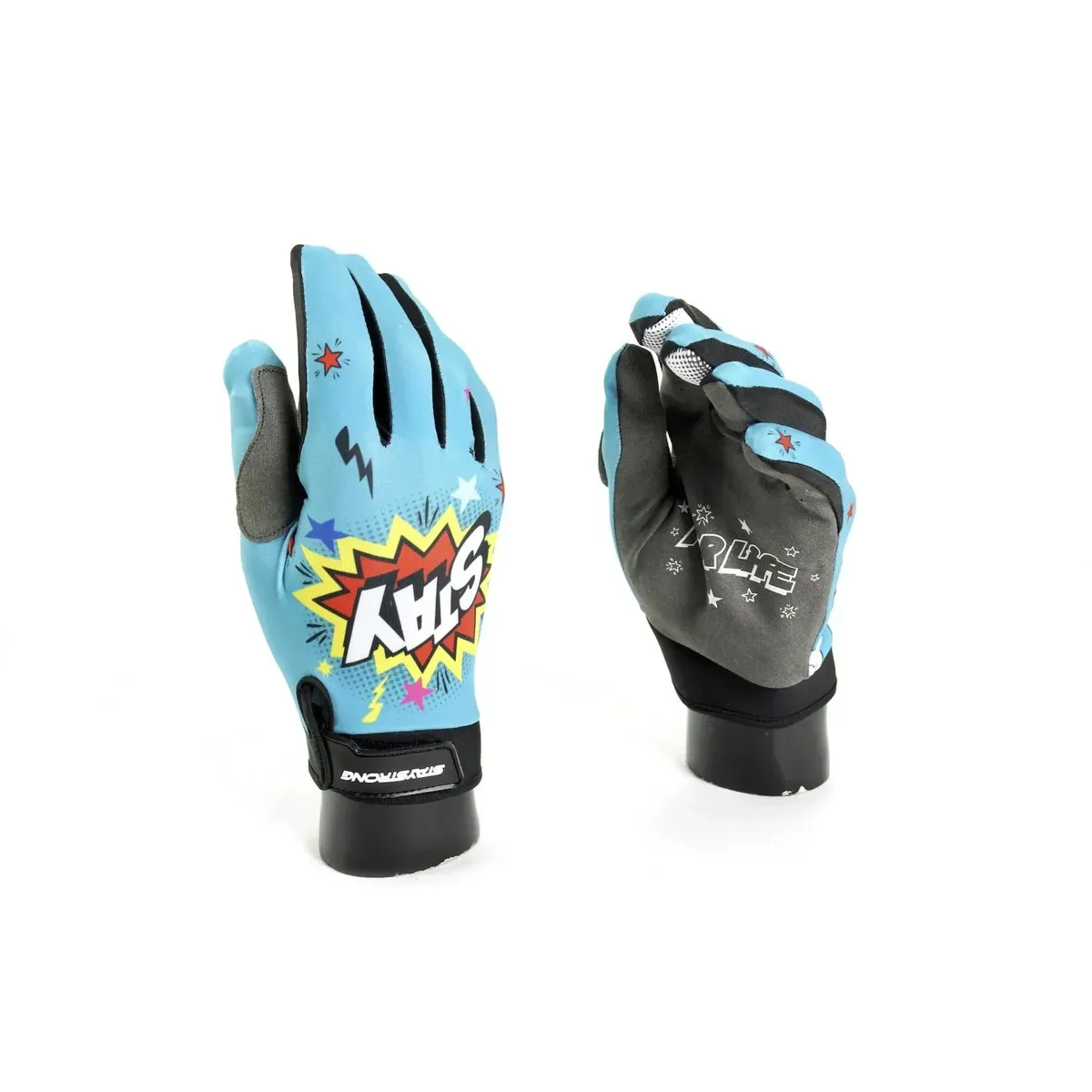 Stay Strong POW Gloves Teal